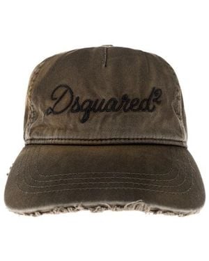 DSquared² Logo Hat - Brown