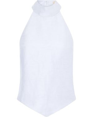 Cult Gaia Bina Backless Top - White