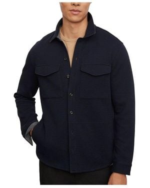 Vince Flap-Pocket Shirt Jacket - Blue
