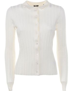 Aspesi Long Sleeve Button Cardigan - White
