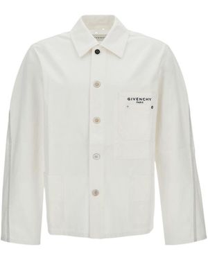 Givenchy Embroidered Couture Seam Jacket - White