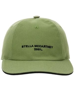 Stella McCartney Logo Embroidered Baseball Cap - Green