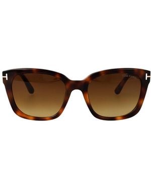 Tom Ford Eyewear Haylay Square Frame Sunglasses - Multicolour