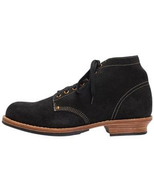 Visvim Round-Toed Boots - Black