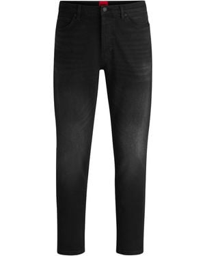 BOSS Fadedwash Denim Jeans - Black
