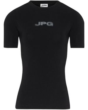 Jean Paul Gaultier The Jpg Baby Tee - Black