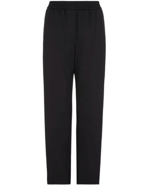 Giorgio Armani Barathea Wool Casual Pants - Black