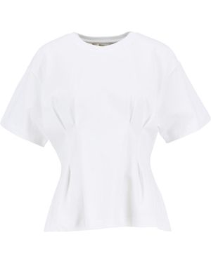 Barbour Pleated T-Shirt - White