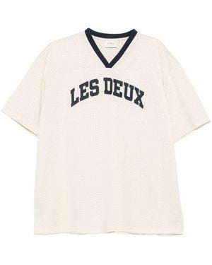 Les Deux Mesh T-Shirt - White
