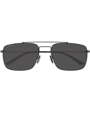 Gucci Rectangular Frame Sunglasses - Multicolor