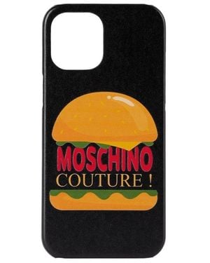 Moschino Hamburger Iphone 12 Pro Max Mobile Phone Case - Orange
