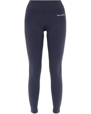 Sporty & Rich Elastic Waist Leggings - Blue