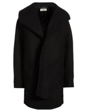 Saint Laurent Simple Single- Coat - Black