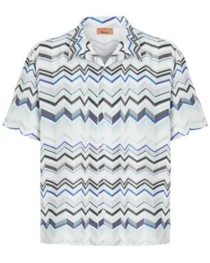 Missoni Zigzag Pattern Shirt - Gray