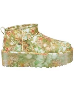 UGG Thick Soled Short Boots - Green