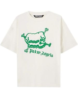 Palm Angels Skull Graphic T-Shirt - Multicolour