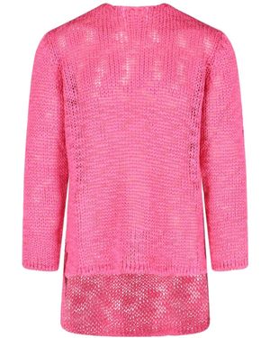 Comme des Garçons Crew Neck Sweater - Pink