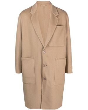 Etudes Studio Archeology Single-Breasted Wool Coat - Natural
