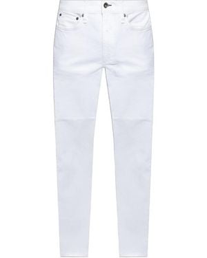 Rag & Bone Belt-Loop Jeans - White