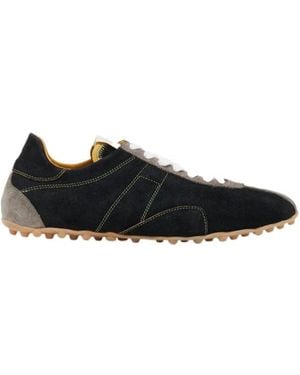 Maison Margiela Lace-Up Sneakers - Black