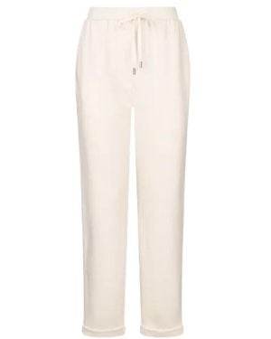 Liu Jo Elasticated Drawstring Pants - White