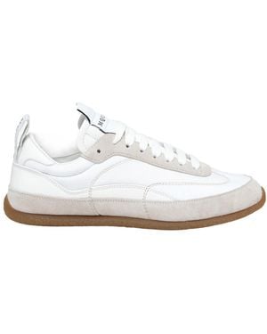 McQueen Ec1 Lace-Up Trainers - White