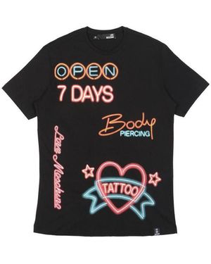 Moschino Printed T-Shirt - Black