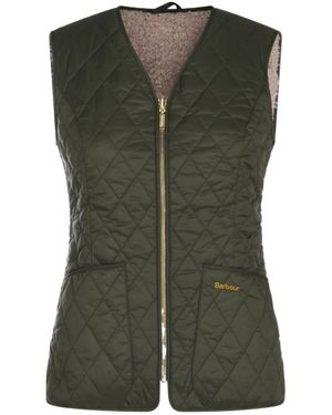 Barbour Diamondquilted Fleecelined Gilet - Green