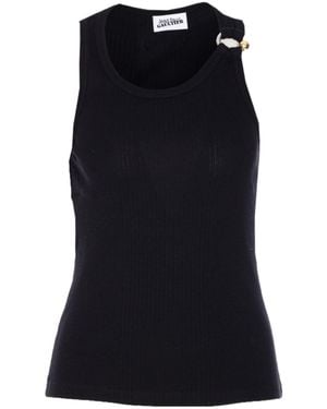 Jean Paul Gaultier The Piercing Tank Top - Black