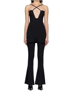 KNWLS Dip Mini Dress - Black