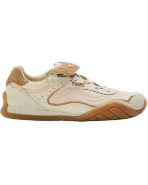 Fendi Low-Top Sneakers - Natural