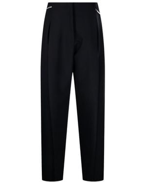 Sportmax Pleat Detailed Trousers - Black