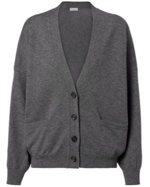 Brunello Cucinelli Cashmere Cardigan - Gray