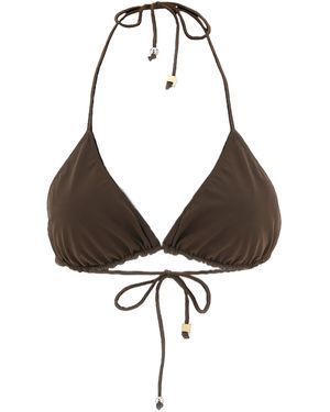 Jacquemus The Triangle Bikini Top - Multicolor