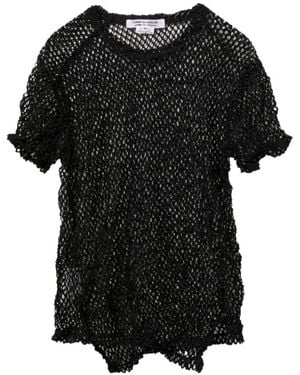 Comme des Garçons Comme Des Garçons Comme Des Garçons Meshed T-Shirt - Black