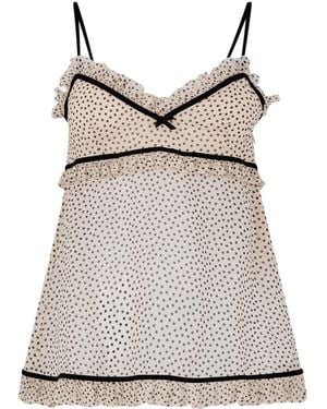 Valentino Sheer Camisole Top - Multicolor
