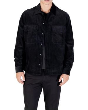 Antony Morato Long-Sleeved Shirt Jacket - Black