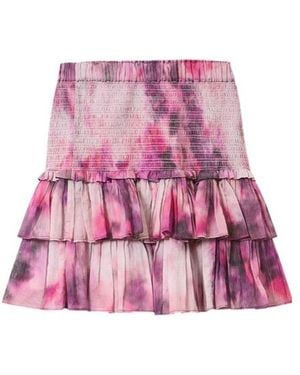 Isabel Marant Isabel Marant Étoile Naomi Ruffled Mini Skirt - Pink