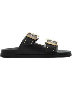AllSaints Magda Buckled Sandals - Black