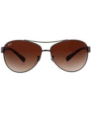 Ray-Ban Logo Sunglasses - Brown