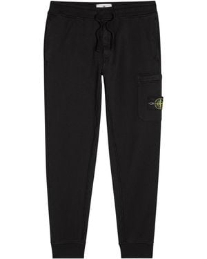 Stone Island Cotton Casual Trousers - Black