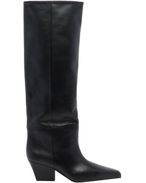 Paris Texas Pointed-Toe Boots - Black