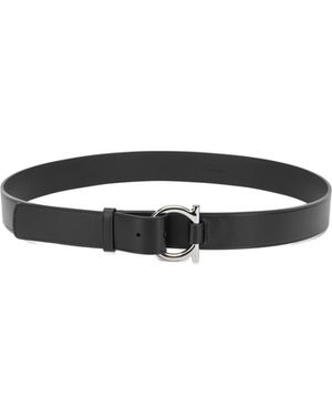 Ferragamo Gancini Belt - White
