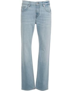 7 For All Mankind Midrise Bootcut Jeans - Blue