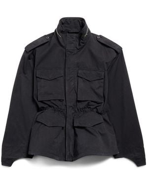 Balenciaga Hourglass Parka - Black
