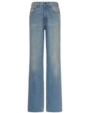The Row Logo Jeans - Blue