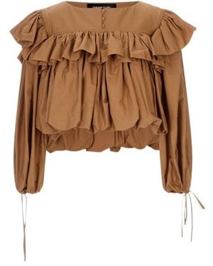Chloé Long-Sleeved Top - Brown