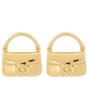 COACH Handbag Earrings - Metallic