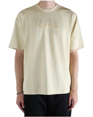 Adererror Solid Colour Short Sleeved T-Shirt - White