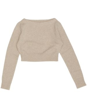 Max Mara Angri Long-Sleeved Knitted Jumper - White